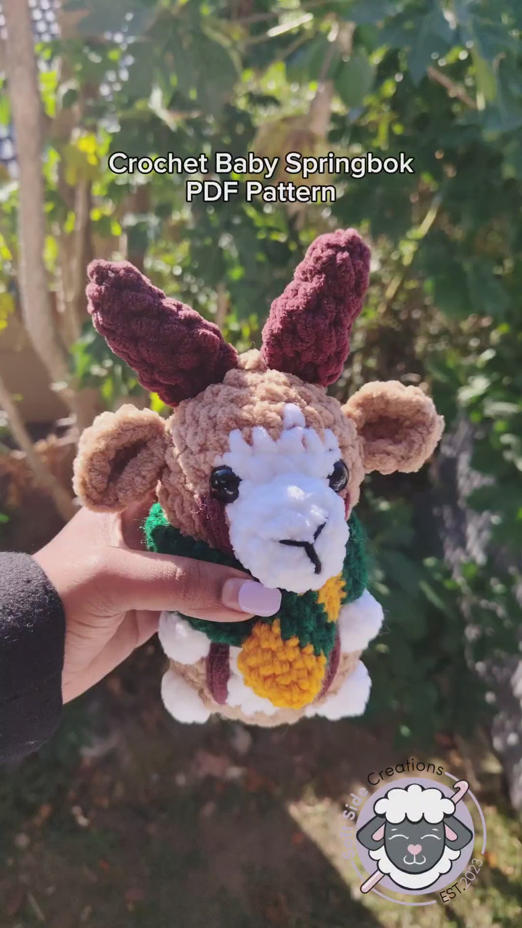 Baby Springbok Crochet Pattern