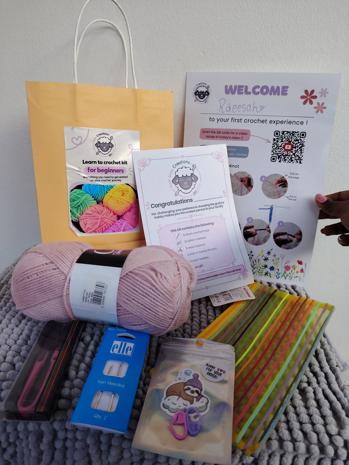Learn how to crochet beginner's kit